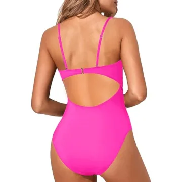 Flattering Tempt Me Scoop Neck Cutout Swimsuit for Women