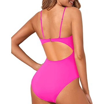 Flattering Tempt Me Scoop Neck Cutout Swimsuit for Women