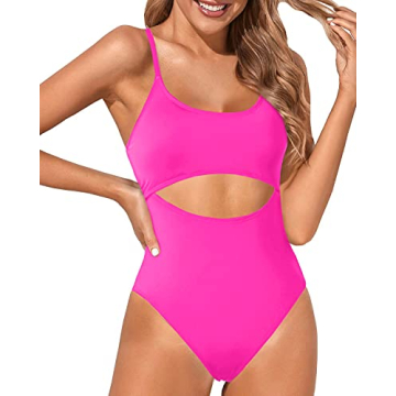 Flattering Tempt Me Scoop Neck Cutout Swimsuit for Women