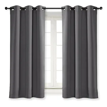 NICETOWN Blackout Curtain Blind for Bedroom with Thermal Insulation and Grommet Design