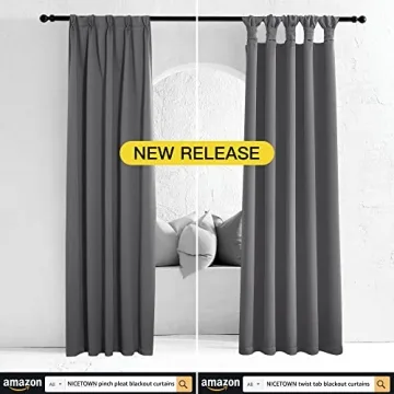 NICETOWN Blackout Curtains - Stylish Room Darkening Drapes