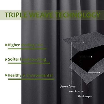 NICETOWN Blackout Curtains - Stylish Room Darkening Drapes