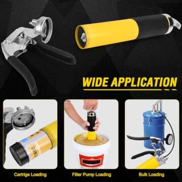 GETLMUL Heavy Duty Grease Gun Kit for Automotive & Marine