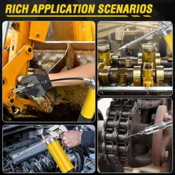 GETLMUL Heavy Duty Grease Gun Kit for Automotive & Marine