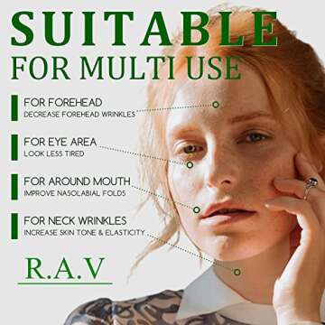 R.A.V Under Eye Patches, Eye Masks, 30 Pairs Collagen Patches for Nourish Firming Repair for Fine Lines, Wrinkles, Dark Circles Bags Eye Treatment, Improve Lines Puffiness for men women (Green Tea)