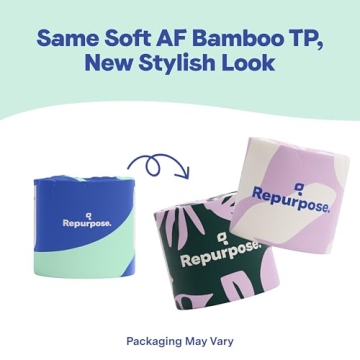 Repurpose Bamboo Toilet Paper Eco-Friendly 3-Ply 12 Rolls