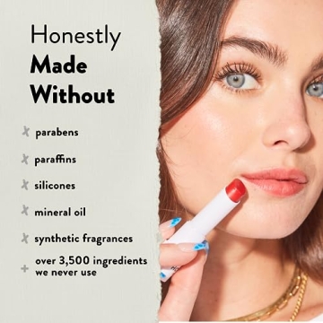 Honest Beauty Vegan Tinted Lip Balm Moisturizing Color