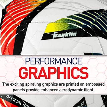 Franklin Sports Official Size 5 Soccer Ball with Pump