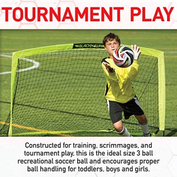 Franklin Sports Official Size 5 Soccer Ball with Pump