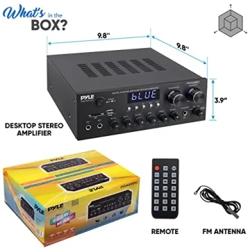 Pyle 300W Bluetooth Home Audio Amplifier Receiver