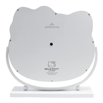 Hello Kitty Kawaii Desk Mirror with LED Lights