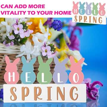 Easter Bunny Decor Set for Home Spring Celebrations