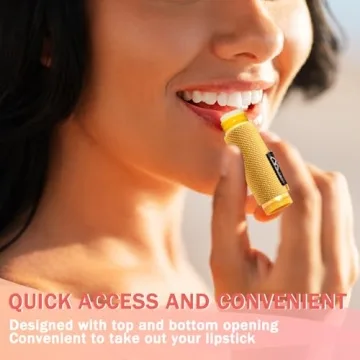 WK IEASON Lip Balm Holder - Keychain Sleeve Clips