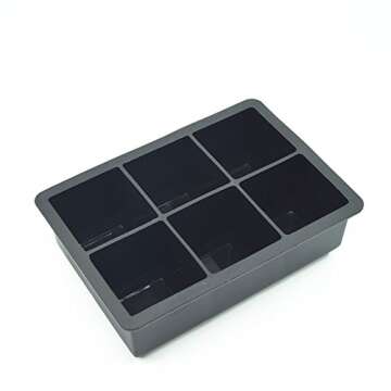 Rippl Ice Cube Tray for Large, Beautiful Ice Cubes