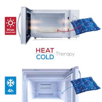 The Original Magic Bag X-Large Heating Compression, Hot/Cold Therapy for Back and Shoulder Pain Relief, Cordless Hot Cold Compress, 29 x 29 cm (11.5" x 11.5")