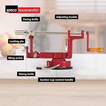 Back To Basics A505 Peel Away Apple Peeler for Easy Prep