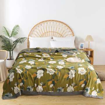 Shesyuki Boho Throw Blanket - Cozy Cotton Home Decor