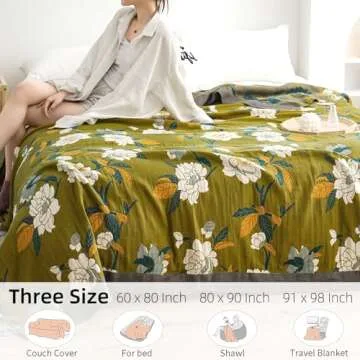 Shesyuki Boho Throw Blanket - Cozy Cotton Home Decor