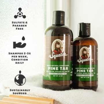 Dr. Squatch Shampoo and Conditioner Set for Men