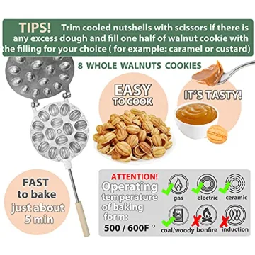 Effortless Walnut Cookie Mold Maker for Perfect Treats