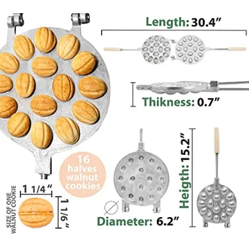 Effortless Walnut Cookie Mold Maker for Perfect Treats