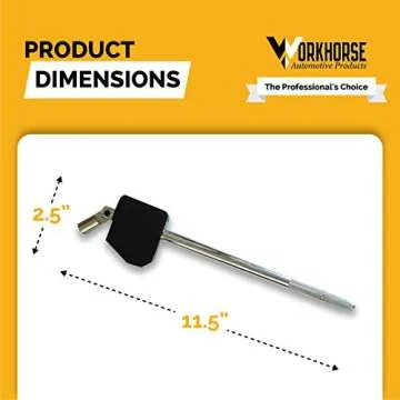 Darkhorse Automotive Premium Valve Stem Tool | Tire Valve Stem Removal Tool | Valve Stem Puller with Rubber Leverage Block works on Automobile, Lawn Mowers, Tractors, ATV's, UTV's, Dolly Tires.