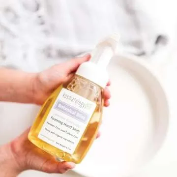 kosmatology® Botanical Bliss (Lavender-Eucalyptus) Organic Foaming Hand Soap | Moisturizing Hand Wash | Clean Ingredients, Infused with Essential Oils | 8.5 fl oz