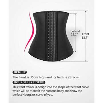 YIANNA Long Torso Waist Trainer for Women Tummy Control
