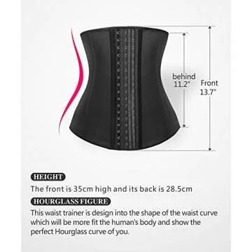 YIANNA Long Torso Waist Trainer for Women Tummy Control