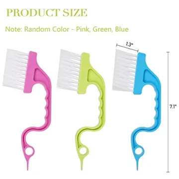 Trycooling Hand-held Window Track Cleaning Brush Pack