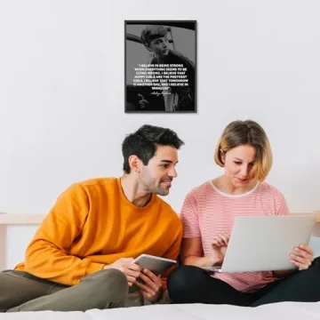 Audrey Hepburn Motivational Quote Art Print for Women