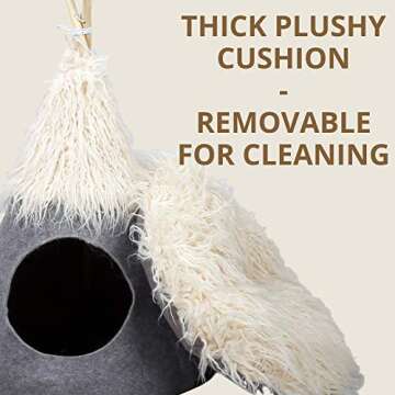 PetnPurr Teepee Tent for Cats and Small Dogs