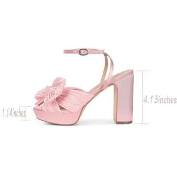 VIMISAOI Womens Heeled Sandals - Elegant Wedding Shoes