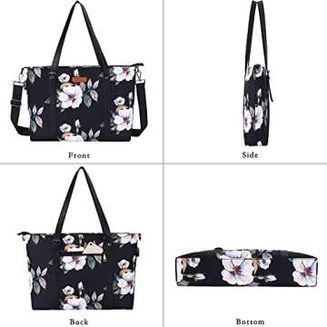 Stylish MOSISO Laptop Tote Bag with USB Port