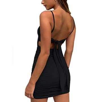 Just Quella Little Black Dress for Women Mini Bodycon