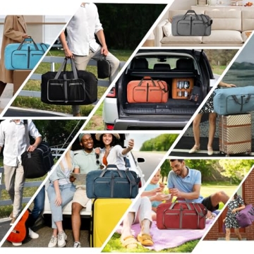 Felipe Varela 65L Foldable Duffle Bag for Travelers