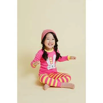 VAENAIT BABY Toddler Kids Boys Girls 100% Cotton Sleepwear Pajamas Set Swing Chicks XL