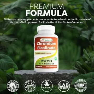 Best Naturals Chromium Picolinate 1000 mcg 120 Tablets