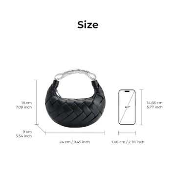 JW PEI Orla Weave Handbag - Black