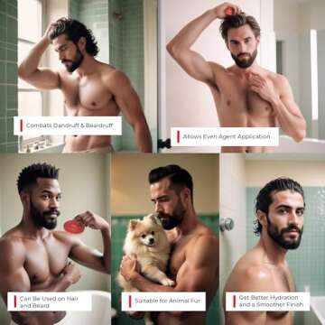 Bossman Scalp Massager & Shampoo Brush - Ultimate Hair Care Tool