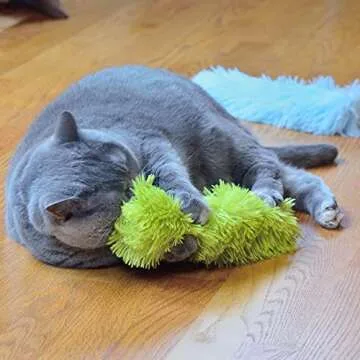 Youngever 3 Pack Cat Kicker Toys, Kitty Kick Stick, Cat Kick Toy, Interactive Cat Toys for Cat, Puppy, Kitty, Kitten (Plush Fabric)