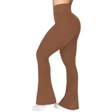 Stylish Sunzel Flare Yoga Pants with Tummy Control