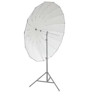 Neewer 72 Inch Silver Parabolic Umbrella for Photography