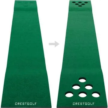 Golf Pong Mat Game Set for Indoor and Outdoor Fun