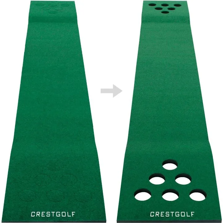 Golf Pong Mat Game Set for Indoor and Outdoor Fun