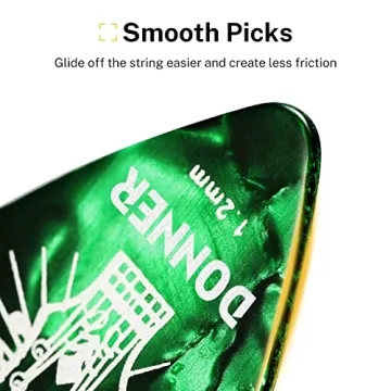 Guitar Picks Celluloid 16 Pack for All Guitar Types