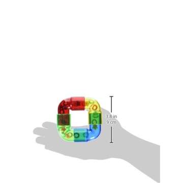 Super Bird Creations SB906 Rattler Ring Bird Foot Toy, Large Bird Size, 2.75" x 1"