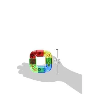 Super Bird Creations SB906 Rattler Ring Bird Foot Toy, Large Bird Size, 2.75" x 1"