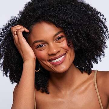 Saie Dew Blush - Lightweight Liquid Blush with a Blendable + Buildable Cream Finish - Dewy Cheek Tint with Doe Foot Wand Makeup Applicator - Travel Size Holiday Gifts - Dreamy (.40 oz)