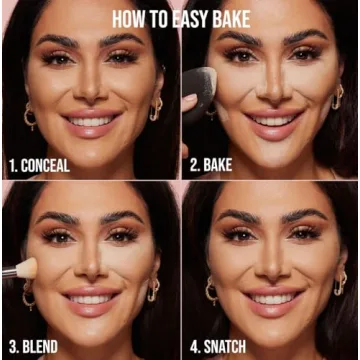 Huda Beauty Mini Easy Bake Powder - Cherry Blossom Cake 0.21 oz